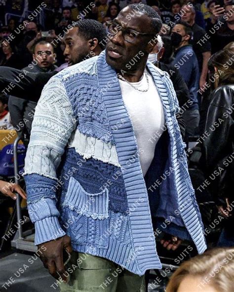 shannon sharpe cardigan